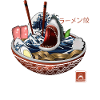 Shark Ramen Bowl – Cute Japanese Food T-Shirt