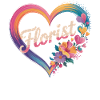 Florist Herz Mit Blumen