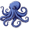 Meeresgeschmack Octopus Design