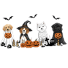Hunde-Halloween