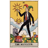 Der Manager Lustiges Tarotkarten-Design