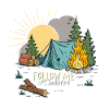 Outdoor Adventure Nature Motif