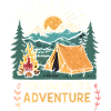 Mountain Adventure Tent Sun Nature