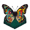 Bunte Legende Schmetterling Illustration