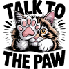 Parler au chat patte