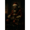 Dark Santa Claus with Axe