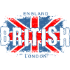 England British Flag Graphic Design