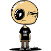 Animierter Zombie-Junge