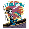 Creative skeleton angler dolphinfish Mahimahi