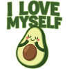 Sweet Avocado Positivity Print