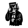 Humorous Monkey Rights Parody Illustration