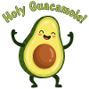 Holy Guacamole Avocado Design