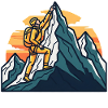 Continuer à grimper Mountaineering Design