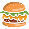 Comic Burger Cheeseburger