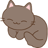 Cute Smiling Cat Illustration