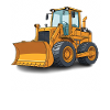 Robust bulldozer in construction design