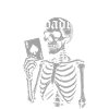 Ace of Spades Skeleton Illustration