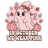 Autumnal Pink Halloween Design