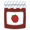 Berry Jam Jar Illustration