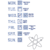 Retro Weekly Planning Illustration