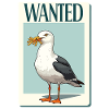 Wanted Seagull with Fries