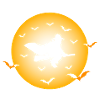 Halloween Sorcière Vol Silhouette Design