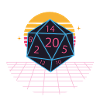 Neon 80 ́s Cube