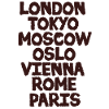 Londres Oslo vos villes villes