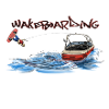 Wakeboarding Action Motif