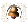 Artistic digital vision with gold hat