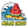 Surfing Watermelon
