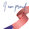 American Pride Wrapped Flag