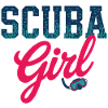 Scuba Girl Diving Design