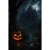 Halloween spooky pumpkin