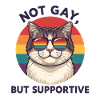 Pas gai, mais solidaire – Cat & Rainbow