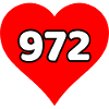 Love 972 I Love Martinique - Stickers