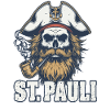 St.Pauli Kiez Hamburg Totenkopf Sankt Pauli