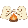 Ghost Fire Camp Halloween