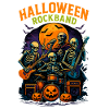Halloween rock band Skulls
