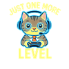  Gamer-Katze – Nur noch ein Level