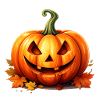 Happy Halloween pumpkin lantern