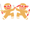Gingerbread Christmas Ninja Gingerbread Man