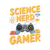 Science Nerd Gamer Manette Chimie Physique