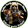 Adventure Teddy on Motorcycle