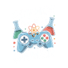 Science Nerd Gamer Controller Chemistry Lab
