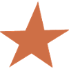 Orangenes Sternen-Design 