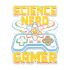Science Nerd Gamer Atom Controller Wissenschaft