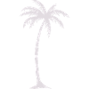 Tropical Palm Tree Silhouette