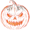 Scary Jack O’Lantern Spooky Pumpkin
