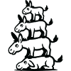 Esel-Family